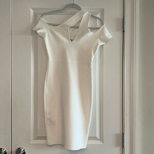 BCBG white bandage dress